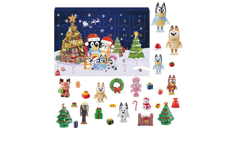 Bluey- Kids’ Christmas Advent Calendar – 24 Days of Festive Toys | Wowcher