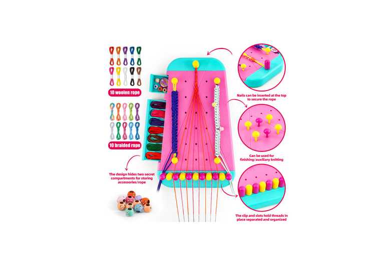 Kids DIY Friendship Bracelet Making Kit – Creative Arts & Crafts Set for Ages 6+, Educational, Gift-Ready | Wowcher Kids DIY Friendship Bracelet Making Kit – Creative Arts & Crafts Set for Ages 6+, Educational, Gift-Ready | Wowcher