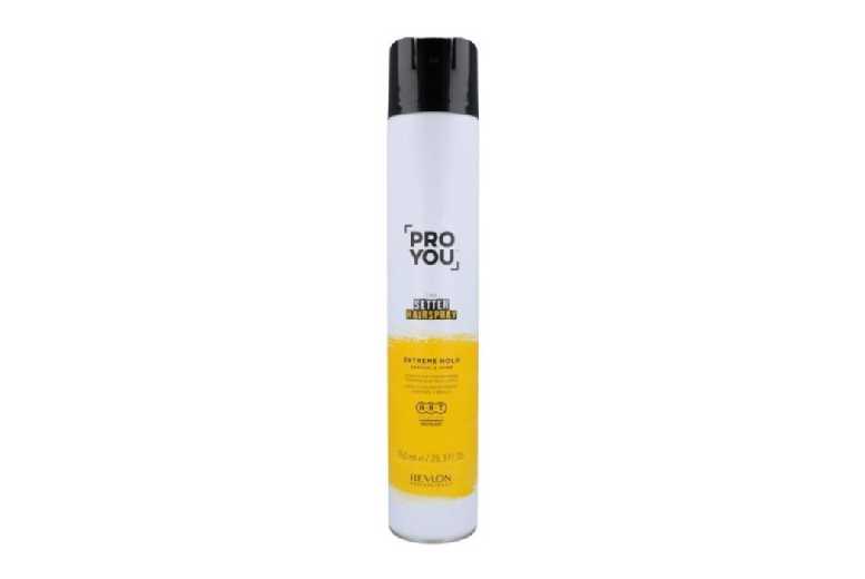 Revlon Proyou The Setter Extreme Hold Hairspray – For All Hair Types, Salon-Size 750ml, Anti-Frizz, Shine Boost | Wowcher