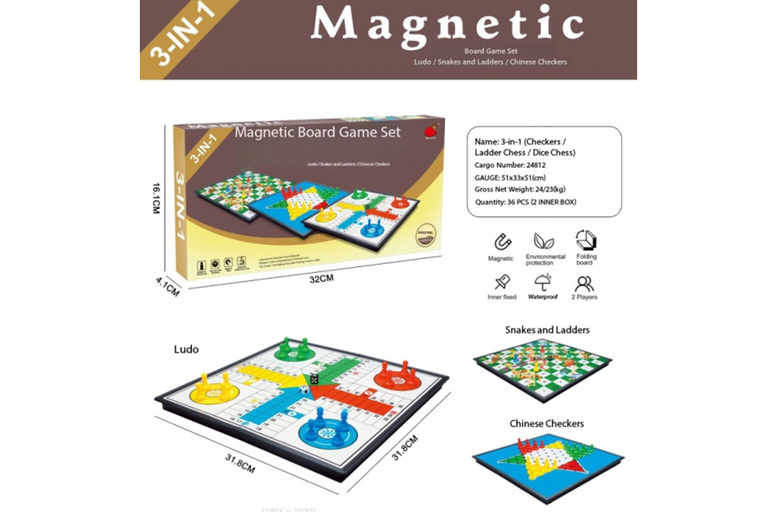 Science and Educational 3-in-1 Magnetic Chess Board Game Set – Ages 5+, STEM, Family, Multi-Player | Wowcher Science and Educational 3-in-1 Magnetic Chess Board Game Set – Ages 5+, STEM, Family, Multi-Player | Wowcher