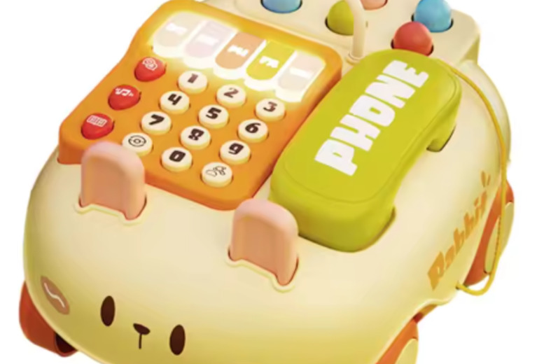 Kids’ Whack-a-Mole Rabbit Phone Car Toy – Educational, Musical, Interactive (Ages 3+) | Wowcher
