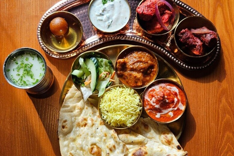 7 Course Indian Thali Tasting Menu for 2-4 People – Drinks Upgrade! at Goomti, Jesmond | Wowcher