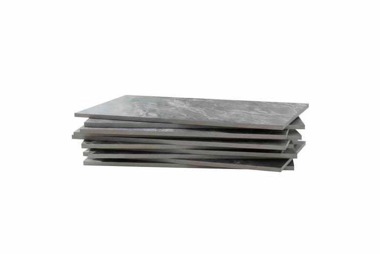 10pcs Grey Self-Adhesive Waterproof PVC Wall Tiles for Easy Makeovers | Wowcher