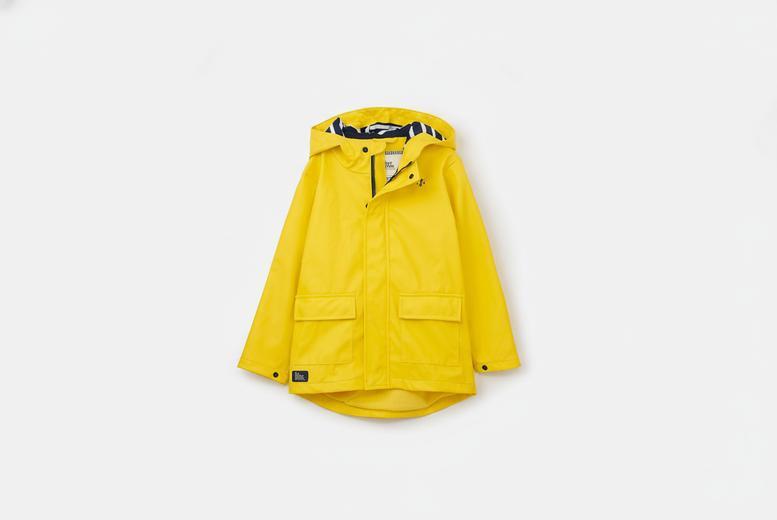 Target Dry Max Unisex Kids Rubber Rain Jacket – Waterproof, Windproof, Machine Washable | Wowcher