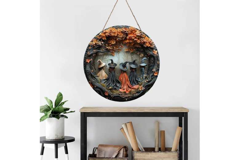 Acrylic Round Halloween Doorplate Sign – Durable Wall Art for Spooky Home Decor | Wowcher Acrylic Round Halloween Doorplate Sign – Durable Wall Art for Spooky Home Decor | Wowcher