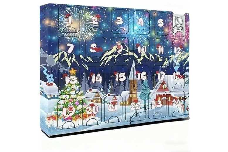 Luban Lock Kids Toy Advent Calendar – 24 Stainless Steel Puzzle Surprises | Wowcher