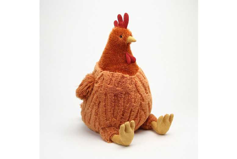 Cecil the Chicken Plush Toy – Soft Hen Cuddly for Kids (Ages 3+) – Eco-Friendly, Imaginative Play | Wowcher