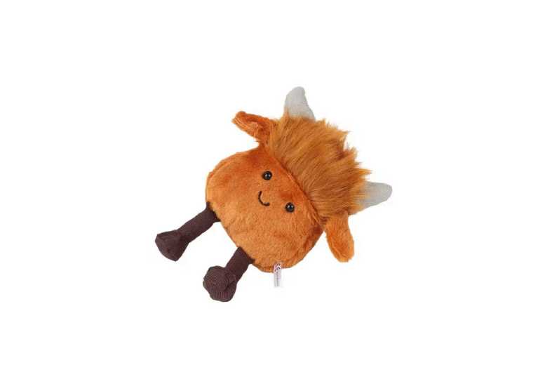 Highland Cow Interactive Plush Toy – Playful Smiling Pendant (Ages 3+, Soft, Portable, Animal Theme) | Wowcher
