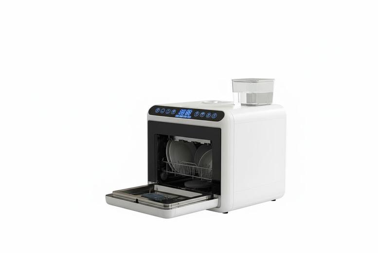 Mini Dishwasher with 5L Water Tank & 5 Smart Programs | Wowcher