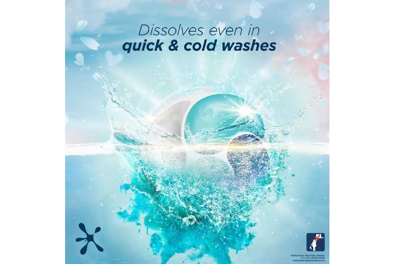 Persil Pure Heaven Scent Non-Bio Washing Capsules, 19 Washes, 3 Pack – Gentle Laundry Detergent, Long-Lasting Fragrance | Wowcher