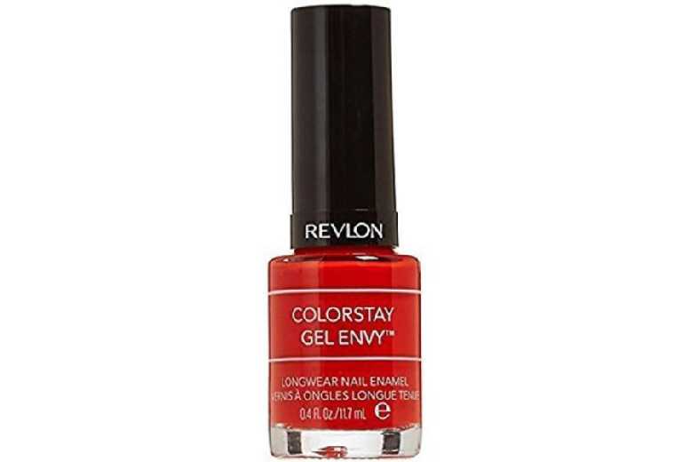 PRICE DROP! Revlon Gel Envy Long-Lasting Gel Nail Polish – Get Lucky, Black, High-Gloss Finish | Wowcher