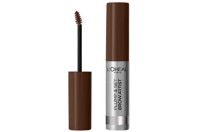 L’Oréal Brow Artist Plump & Set Long-Lasting Volumizing Brow Gel Mascara – Smudge-Proof, 105 Brunette, Natural Finish | Wowcher
