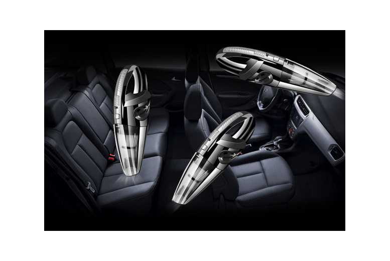 USB Rechargeable Cordless Car Vacuum Cleaner – Wet & Dry, ABS Plastic, Universal Fit | Wowcher