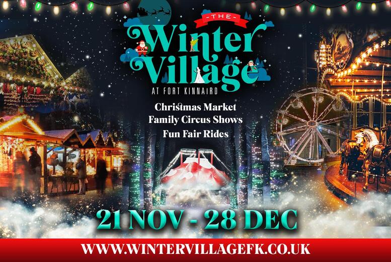 PRICE DROP! Ticket to Santa’s Mystical Christmas Circus Pantomime Show & Winter Village – 21st Nov – 28th Dec, 2025 – Fort Kinnaird, Edinburgh | Wowch