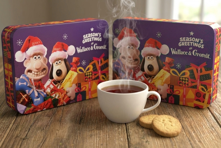 2 x Wallace And Gromit Shortbread Tins - Dean's | Wowcher