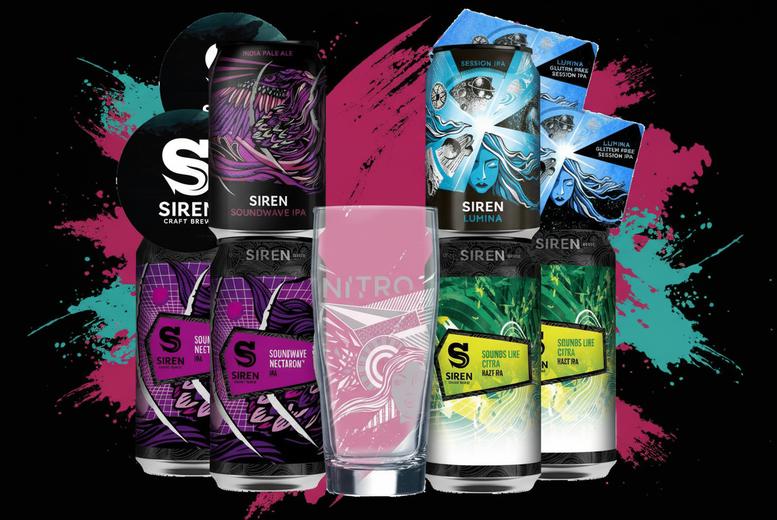 Siren Craft Brew Mixed Beer Bundle of 6 or 8: Limited Edition IPA Set | Wowcher