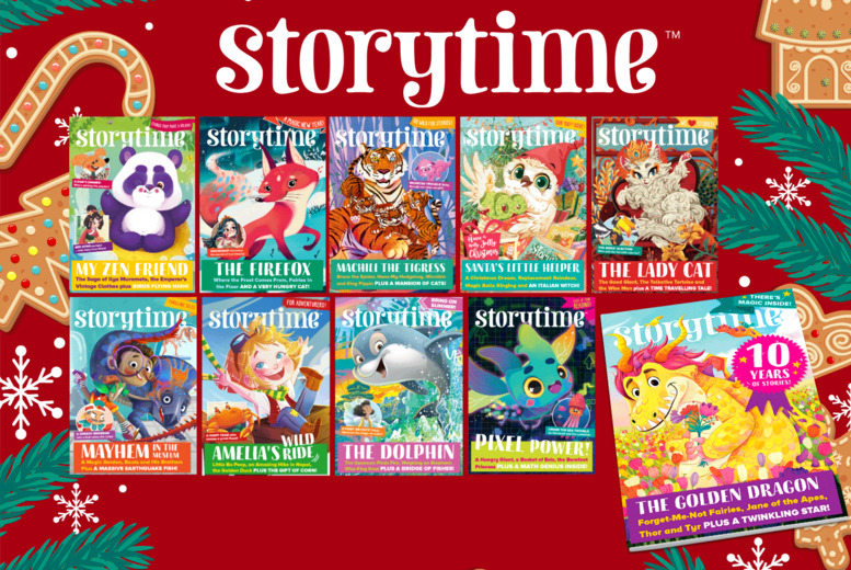 12-month Storytime Magazine subscription with 14 issues (Incl. 2 Christmas specials) – Fun Learning for Kids Aged 3-9 | Wowcher