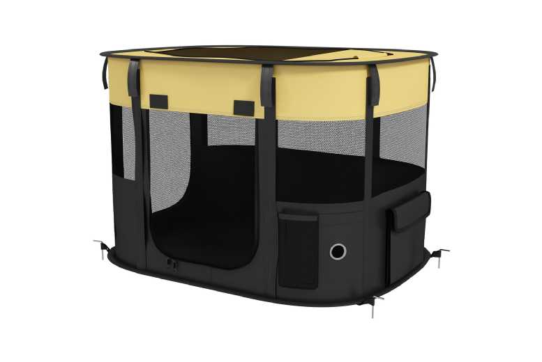 PawHut Foldable Dog Playpen – Portable, Safe Indoor & Outdoor Pet Pen for Small Breeds | Wowcher