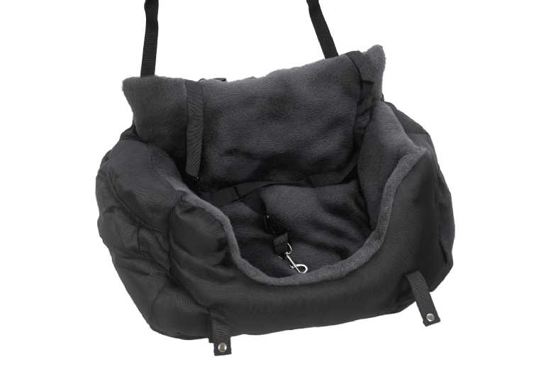 PawHut Dog Car Seat with Leash – Safe Travel Booster for Small Breeds, Washable Cover, Black | Wowcher PawHut Dog Car Seat with Leash – Safe Travel Booster for Small Breeds, Washable Cover, Black | Wowcher