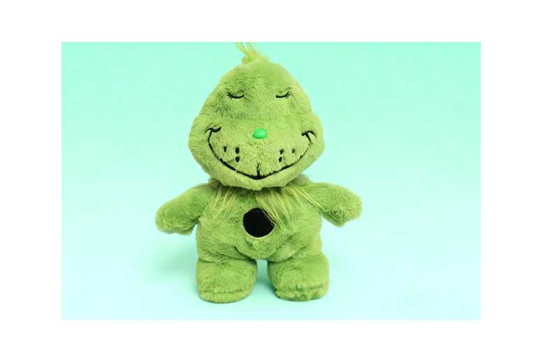 Grinch- Interactive Plush Sleep Toy – Soothing Music, Glowing Effect, Simulated Breathing (Ages 3+) | Wowcher