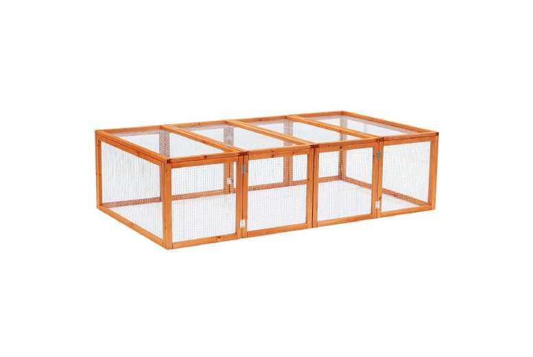 PawHut Rabbit Hutch & Guinea Pig Run – Large Outdoor Wooden Small Pet Cage, Easy Clean, Foldable, 181x100x48cm | Wowcher PawHut Rabbit Hutch & Guinea Pig Run – Large Outdoor Wooden Small Pet Cage, Easy Clean, Foldable, 181x100x48cm | Wowcher