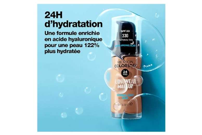 PRICE DROP! Revlon Colorstay Long-Lasting Liquid Foundation – Hydrating, Transfer-Proof, SPF, 240 Medium Beige, Natural Finish, 30ml | Wowcher