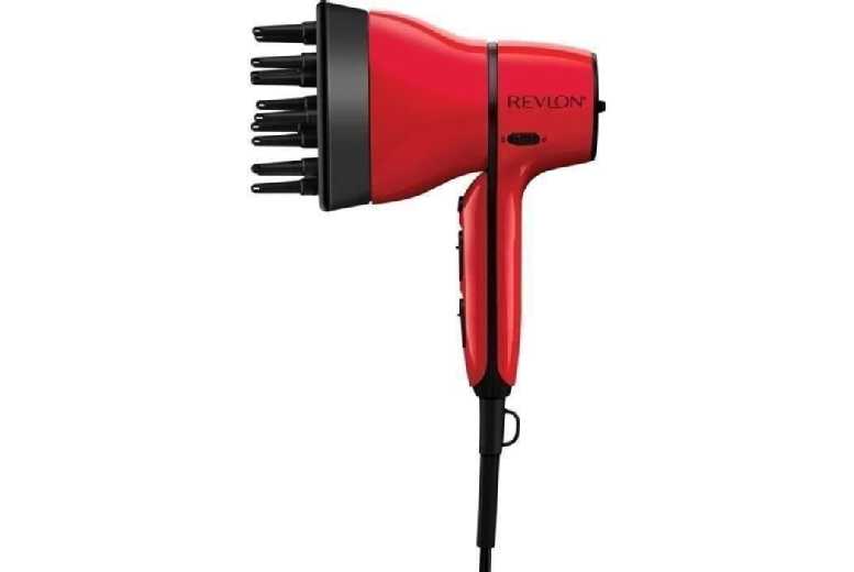 Revlon 2000W Ionic AirFlow Control Hair Dryer with Diffuser – Fast Drying, Professional Results, Curly Hair Styling | Wowcher