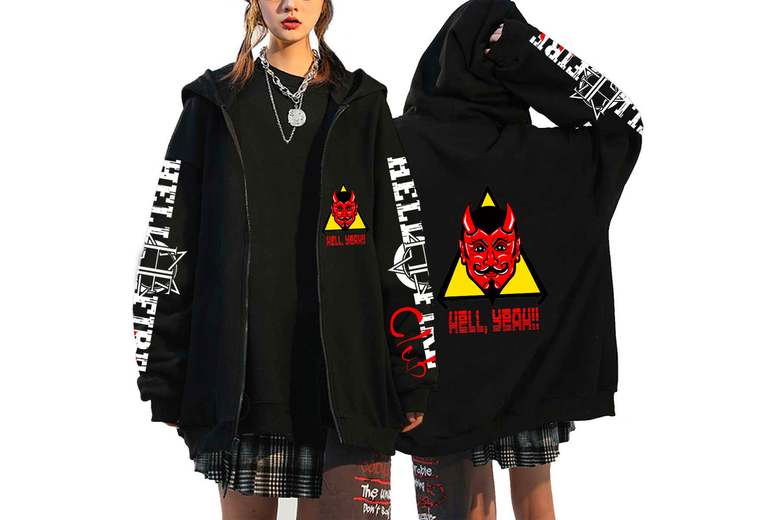 Unisex M / 2: A Stranger Things zip up hoodie | Wowcher