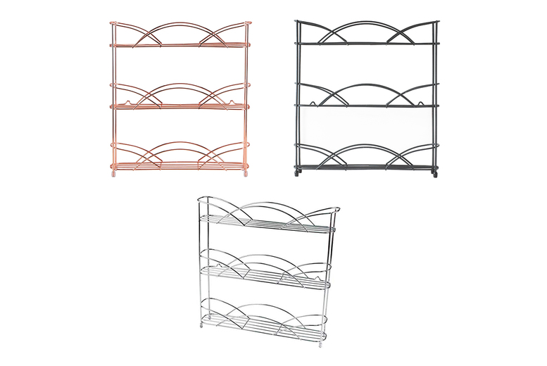 Table Top Three Tier Spice Rack - 3 Colours! | Wowcher