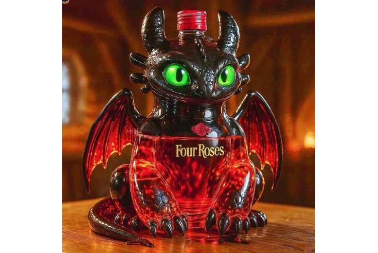Funny Toothless Dragon Tableware Bottle Holder - Unique Decorative Barware | Wowcher