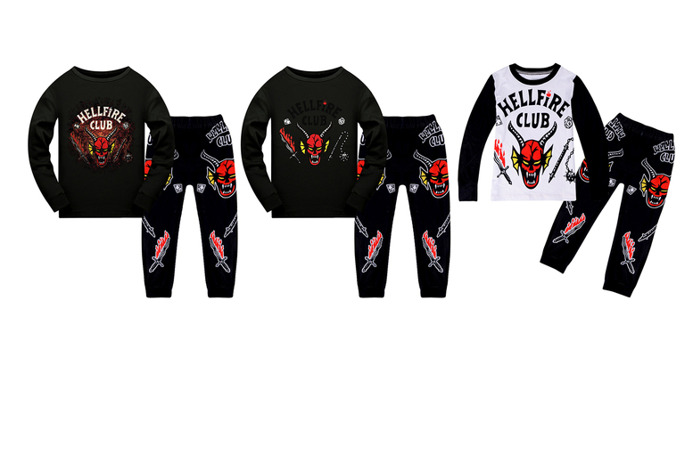 Stranger Things  Hellfire Club Kids Long Sleeve Set | Wowcher