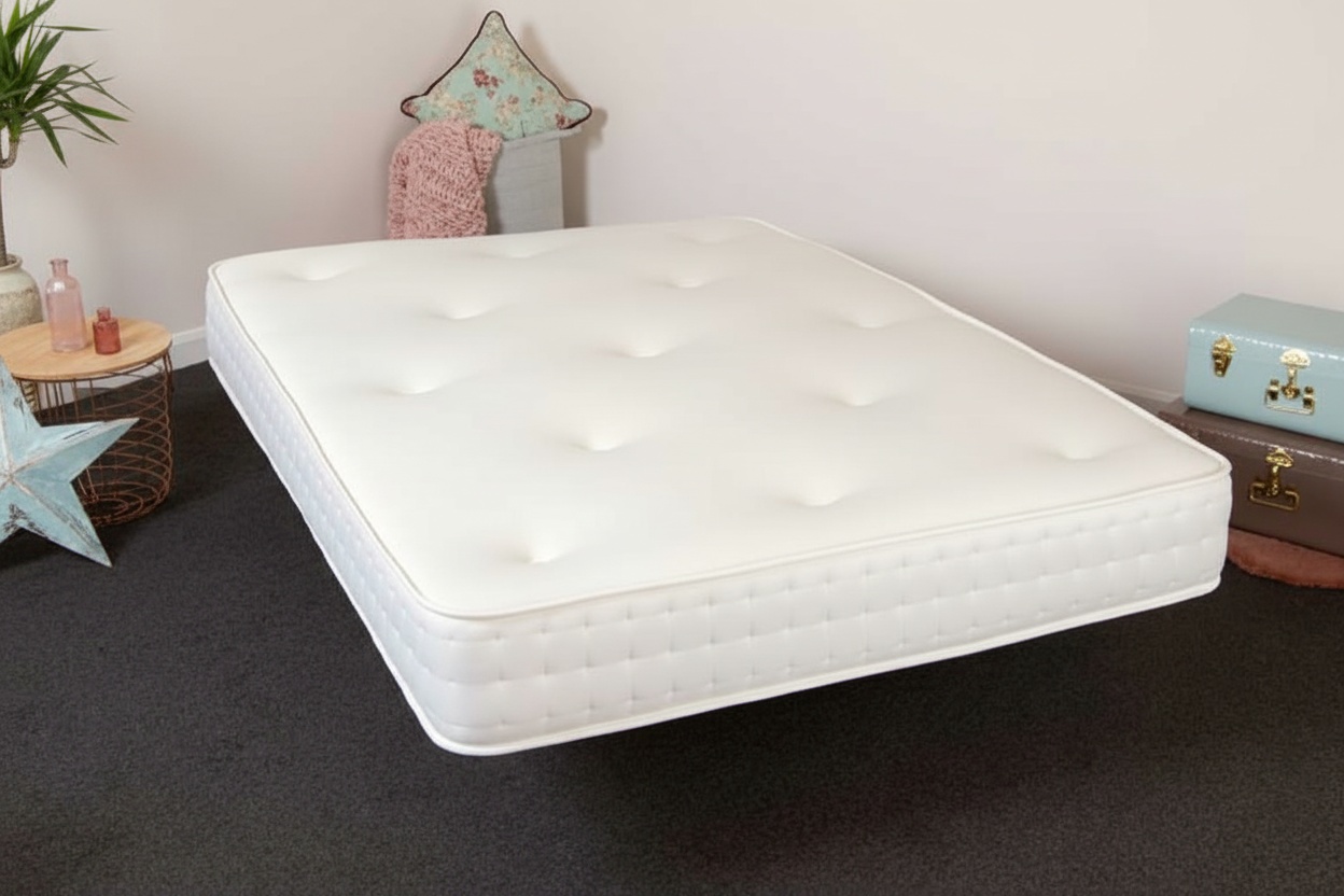 3-Tac Hand-Tufted Memory Foam Mattress - Ergonomic Support, Multiple Sizes | Wowcher