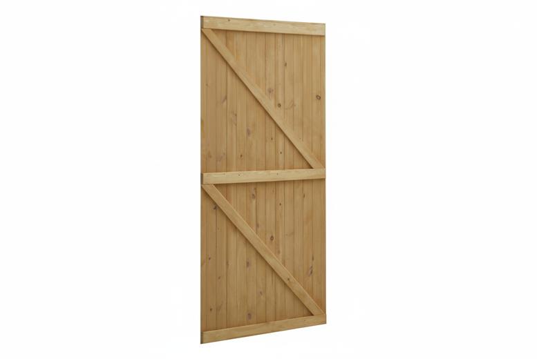Pine Wood Garden Gate with Latch - Secure, Stylish & Durable Design | Wowcher