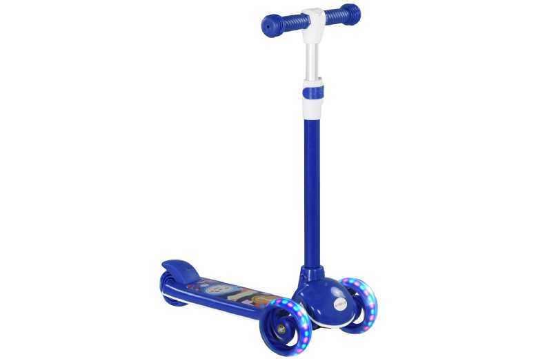 3-Wheel LED Kids Scooter - Adjustable, Outdoor Fun, Ages 2-6 | Wowcher