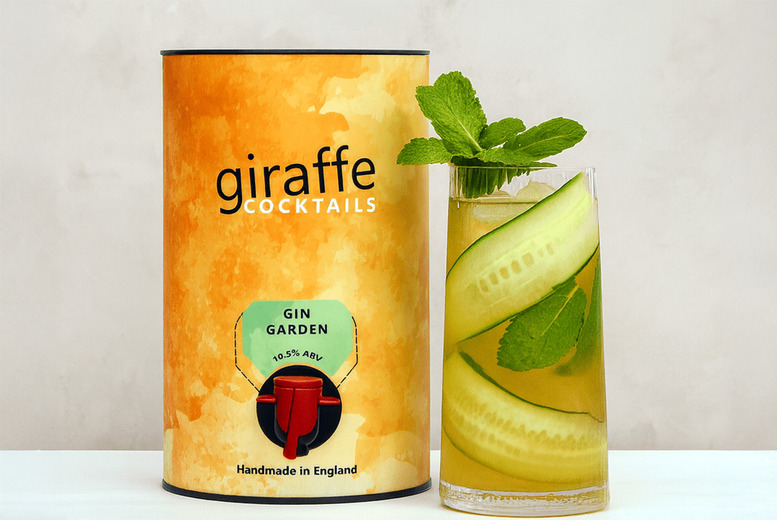 Ready Made 1.5L Cocktail Tube And Toppers - 5 Options | Wowcher