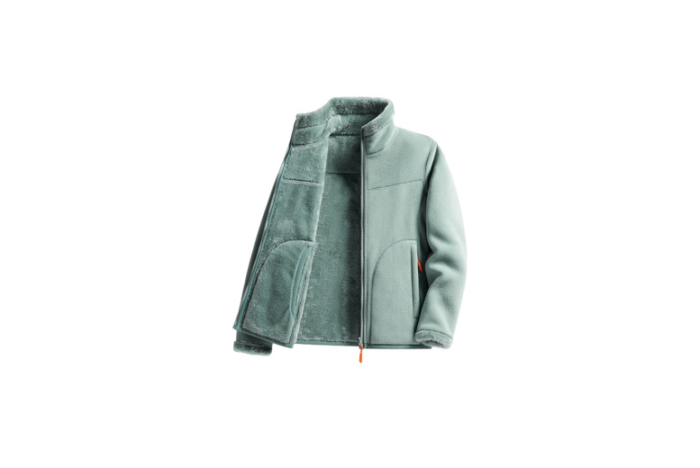 Women's 2-In-1 Reversible Warm Fleece Jacket, UK10, Green | Wowcher