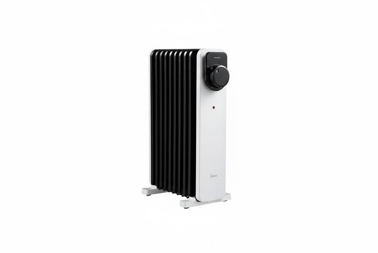 Midea 2000W 9-Fin Oil Filled Radiator Electric Heater | Wowcher
