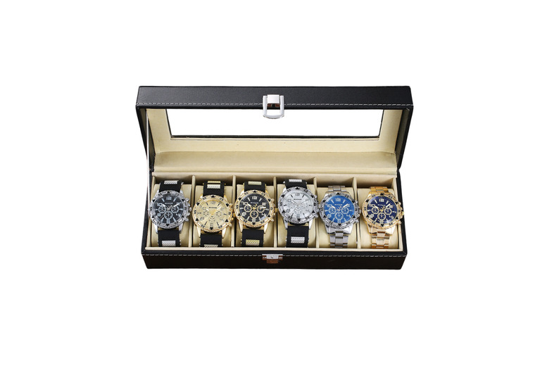 6-Piece Men's Business Watch Gift Set with Storage Case - 2 Options | Wowcher