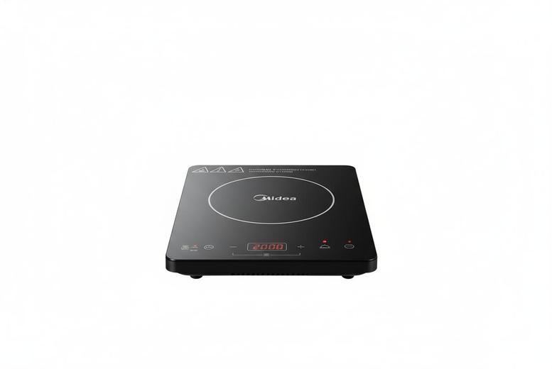 Midea Portable Single Induction Hob with 10-Level Power and Temperature Control | Wowcher