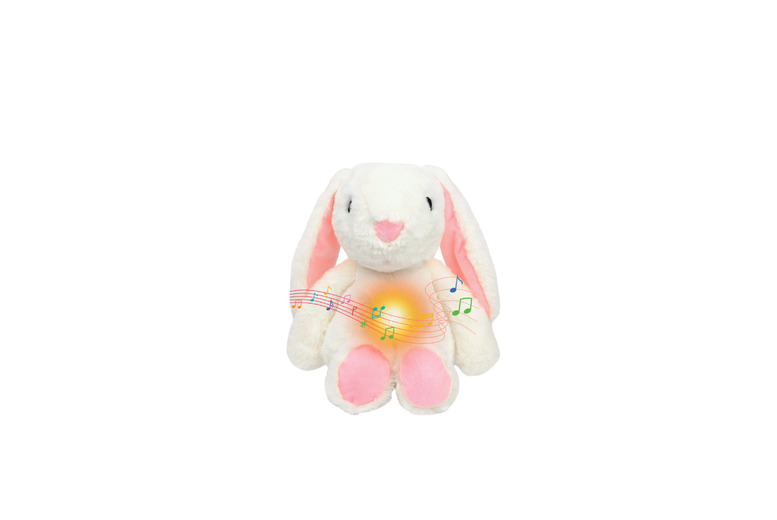 Plush Sleep Soother Toy with Music, Breathing Motion & Night Light - Sheep, Koala or Bunny | Wowcher