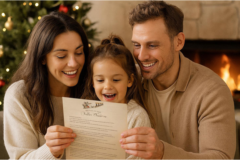 Personalised Digital Letter from Santa Claus | Wowcher