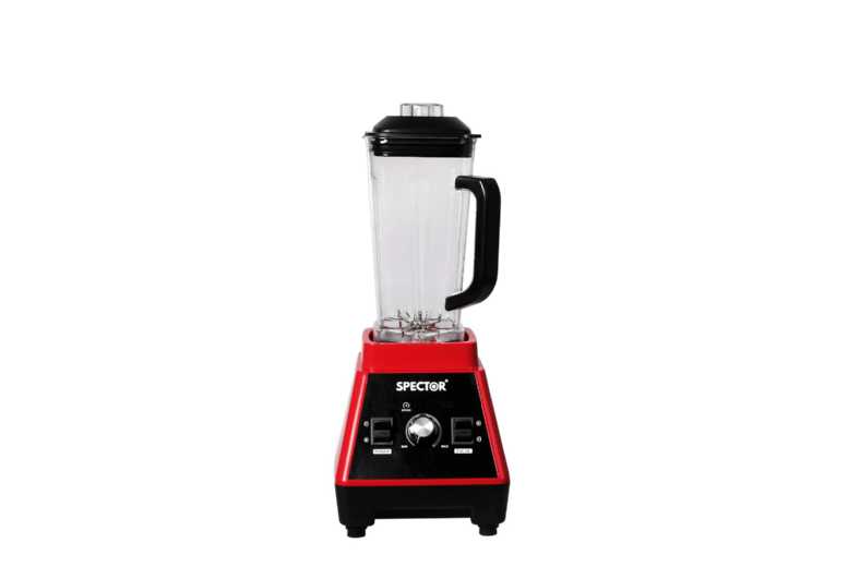 Spector 2L Commercial Blender Mixer - Powerful Food Processor, Smoothie Maker, Red | Wowcher