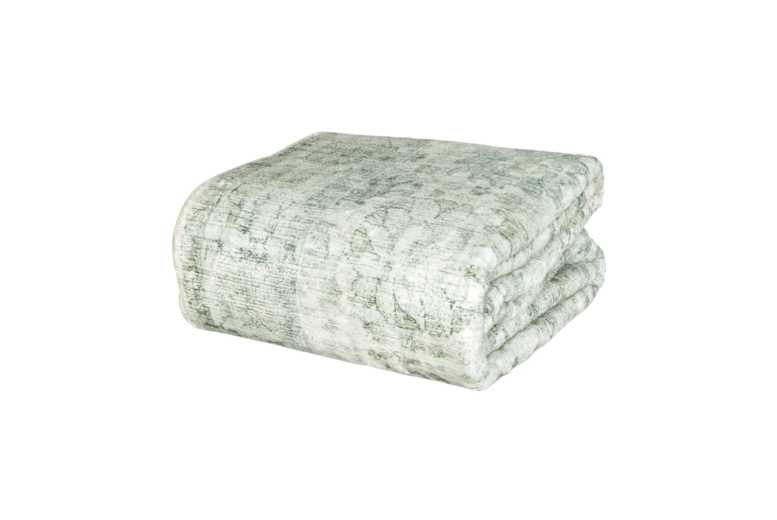 Marlow Large Non-Slip Area Rug - Soft Imitation Cashmere, Machine Washable Hallway Runner, Modern Living Room Carpet (120x180cm or 160x230cm, Grey/Green) | Wowcher