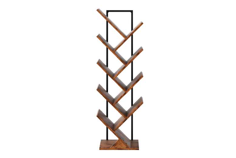 Levede 9-Tier Wooden Dining Storage Rack - Space-Saving Modern Display for Dining Room | Wowcher