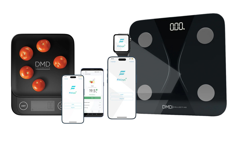 DMD Smart Digital Bathroom And Kitchen Scale Bundle | Wowcher