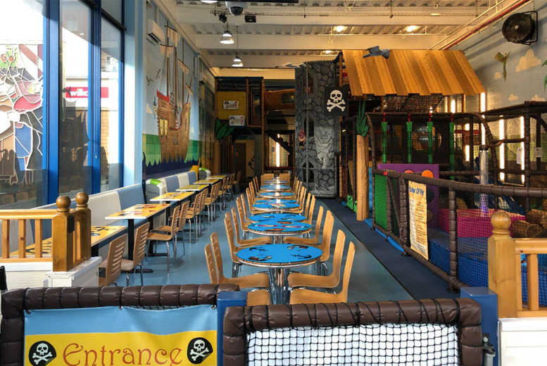 1-Hour Pirate-Themed Indoor Play Adventure - Slides, Ball Pits, Swings & Pirates! Kassiopi Cove, Bexleyheath | Wowcher