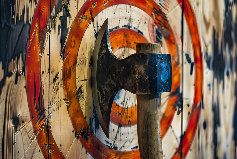 60-Minute Axe Throwing for Groups of 2-4 - Adventure Carrick - Near Girvan | Wowcher