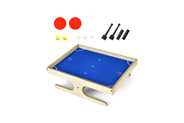 Magnetic Mini Tabletop Football & Air Hockey Game | Wowcher