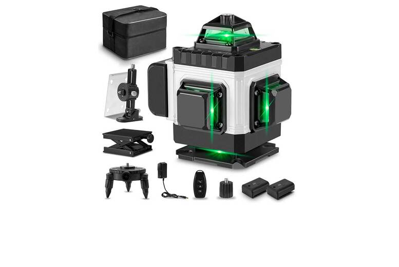Versatile 16-Line 4D Green Laser Level for Accurate Alignment | Wowcher