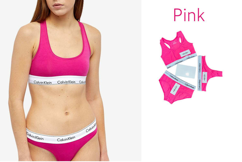 Womens S/Pink: Calvin Klein His & Hers 3-Pack Underwear Sets for Everyday Style | Wowcher